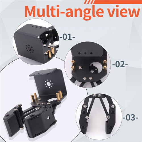Open Robot Large Claw Gripper Robot Manipulator for Robot Arm DIY Kit Programmable Robot Claw 1