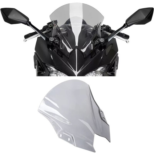 Motorcycle Windscreen Windshield Wind Shield Protector for   500  500 SE 2024 2025 Black 2