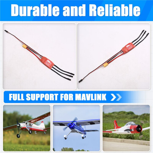 RED HOBBY 30A 2-4S Electronic Speed Controller Brushless ESC 5V Bec Output for RC Airplane 2