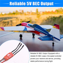 RED HOBBY 30A 2-4S Electronic Speed Controller Brushless ESC 5V Bec Output for RC Airplane