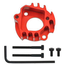 Kit de Base de Motor de Aleación de Aluminio para Coche RC para CW-01 1/10, Accesorios para Coche RC, Color Rojo