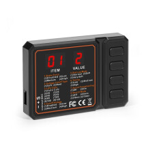 50A Brushless ESC 2-3S Lipo Suporte BEC Saída com Cartão de Programação para RC Carro Aeronave Peças DIY