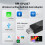 Wireless Carplay&Android Auto Box 2in1 Wired to Wireless Dongle Plug&  AI Box CarPlay Android AUTO Adapter 2
