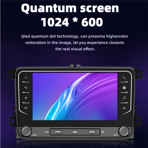 Android Auto Autoradio für  Autobildschirm Multimedia-Player GPS WiFi Carplay