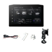 Abnehmbarer 6,25-Zoll-Navigationsbildschirm für Motorräder, Kabelloses Carplay, Android Auto-Display, Tragbares, Wasserdichtes Display