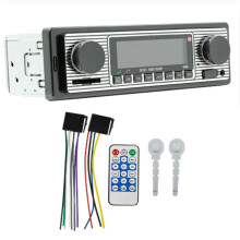 Autoradio Audio 1 Din  Stereo Handsfree Bellen MP3 Speler FM Ontvanger met AUX/USB/HD Kaart in Dashboard Kit