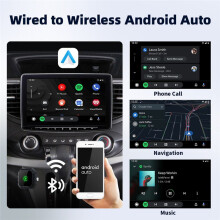 Inteligentny Box AI do Samochodu z Przewodowym CarPlay Przewodowym do Bezprzewodowego CarPlay Dongle Android Auto Adapter