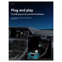 Wireless Carplay Adapter 2 in 1 USB Dongle Carplay & Android Auto Adapter Plug and Wired Carplay to Wireless