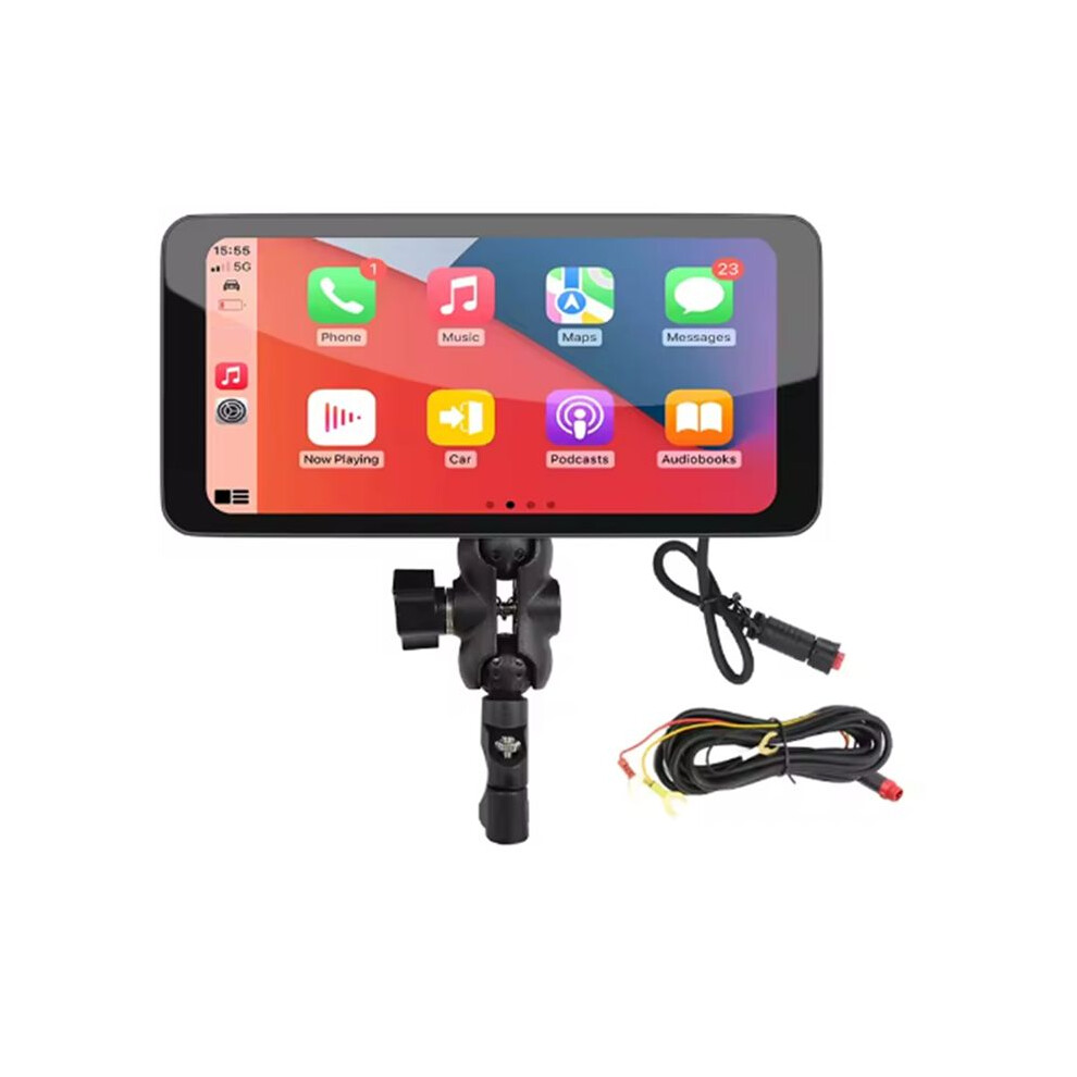 6.5Inch Motorcycle Display Wireless Carplay Android Auto Removable Bracket Ip67 Waterproof Screen 6033949615534