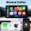 Wireless Carplay Adapter Android Auto Wireless  Dongle 2in1  Portable Car Connectivity Box Black 7