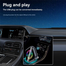 Adaptador Inalámbrico Carplay 3 en 1 Airplay Carplay Android Auto USB Dongle Plug And Carplay con Cable A Inalámbrico B