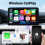 Wireless Carplay Adapter Android Auto Wireless  Dongle 2in1  Portable Car Connectivity Box Black 3