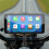 Monitor Inteligente  para Motocicleta de 6,5 Polegadas, Sem Fio, CarPlay, Android Auto, Suporte Removível, IP67, À Prova D'Água 2