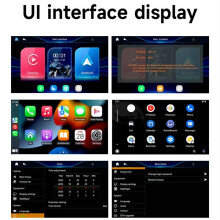 Portable Wireless Motorcycle Carplay & for Android Auto Screen, Motorcycle Navigation System, 5in Touchscreen MP5 Player