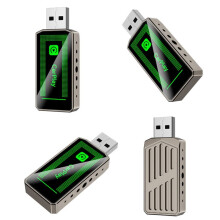 2in1 Wireless Carplay Adapter Carplay & for Android Auto USB Dongle Adapter Wired Carplay to Wireless