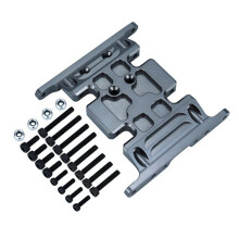 Placa Deslizante Central de Chasis de Metal con Tornillos para Accesorios de Piezas de ActualizacióN de Coche de Pista Axial SCX10 1/10 RC, C