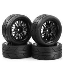 1/10 RC Rally Drift Banden 65Mm op Road Racewagen Wielen Banden voor TT01 TT02 XV01 XV02 PTG-2 HSP HPI , Zwart