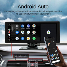 Auto-Touchscreen, 10,26 Zoll, Tragbar, Kabellos, Carplay, Android, Auto, Auto, Host mit Zentraler Steuerung, Fahraufzeichnung