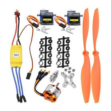2212 1400KV Motor+30A ESC+SG90 Servo+8060 Propeller Set for RC Plane Quadcopter Fixed Wing Plane Helicopter Aircraft