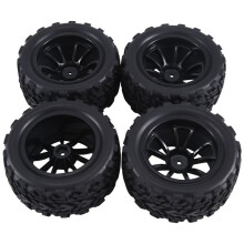 12 mm Sechskant 1/10 RC Truck RäDer und Reifen für Rustler 2Wd 4X4 VXL Redcat, B