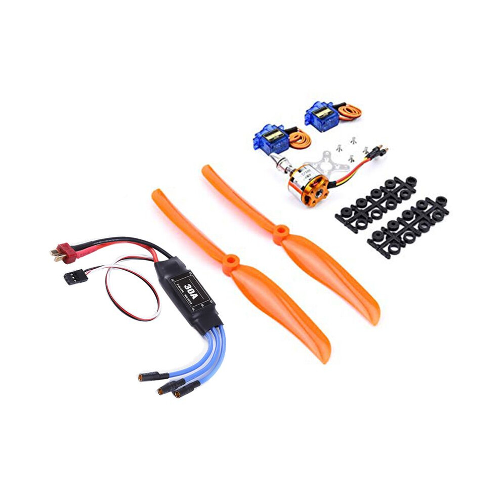 2212 1400Kv Brushless Motor+30A Esc+Sg90 Servos+8060 Propeller For Fpv Rc Plane Airplane 6033417981369