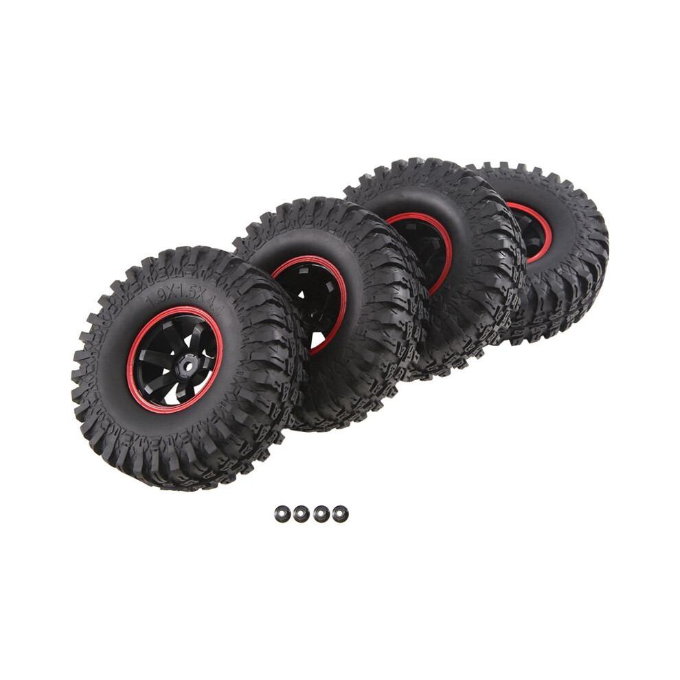 115Mm Hight 12Mm Hex Rc Truck Wheels And Tires For 1/10 Scale Off Road Set Of 4 6034189277254