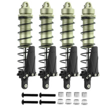 Metal 110mm Oil Damper for 1/10 RC Crawler Car Axial SCX10 AXI03007 RBX10 D90 TRX4,Green