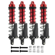 Metal 110mm Oil Damper for 1/10 RC Crawler Car Axial SCX10 AXI03007 RBX10 D90 TRX4,Red