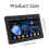 7Inch IPS Screen Mototorcycle Wireless Carplay Android Auto GPS Navigation Driving Recorder IP65 Waterproof Screen 8