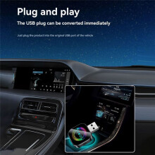 Wireless Carplay Adapter Carplay Airplay Android Auto 3 In1 USB Dongle Wired Carplay to Wireless Plug and