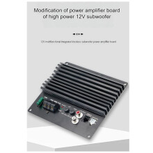 Car Audio 12V Single-Channel Bass Amplifier High-Power Car Amplifier Digital Amplifier Board