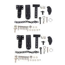 2X Metal Hitch Trailer Hook for SCX10 90046 TRX4 1/10 RC Crawler Car Remote Control Car Model for Baby Kid