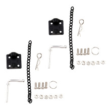 2X 1/10 Rc Chenille de Roche Manille de Remorquage En MéTal Crochet de Remorque pour Axial Scx10 90046 Cc01 Rc4Wd D90 D110