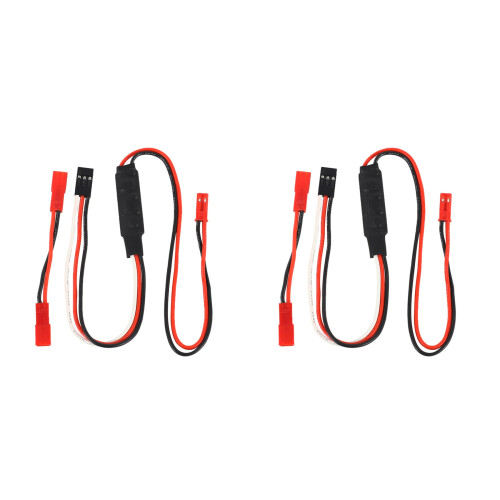 2X Winch CH3 3 Ways Control  Panel Remote Controller Receiver Cable for 1/10 RC Crawler Axial SCX10