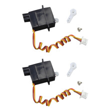 2X 1.9G Plastic Servo for V966 V911S V977 V930 V931 XK K110 K124 A600 A430 A800 RC Helicopter Parts Accessories