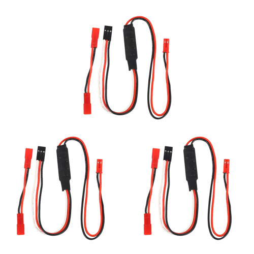 3X Winch CH3 3 Ways Control  Panel Remote Controller Receiver Cable for 1/10 RC Crawler Axial  TRX4