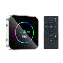 Kit Carplay Sans Fil pour Android AI Box Android 13 WiFi Carplay/Android Auto Prise en Charge de L'Interaction en Écran Partagé B