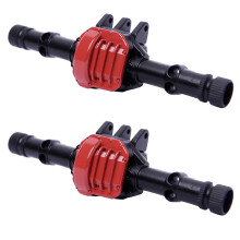 2X 1/10 ÉChelle RC Alliage de Voiture Avant et Arrière Boîtier de Boîtier D'Essieu pour Axial SCX10 II 90046/90047 RC Voiture Sur Chenilles Noir
