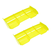 2X 1: 8 Buggy RC Cars RC Aile de Queue En Nylon Plastique pour 1/8 échelle Nitro Electric Alimenté Hors Route Buggy Truck Remote, Jaune