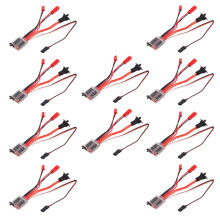 10X RC ESC 30A 4-8V Bürsten Motor Drehzahl Regler 1/16 1/18 Zum Klettern RC Auto Schiff Tank 4Wd WPL Auto