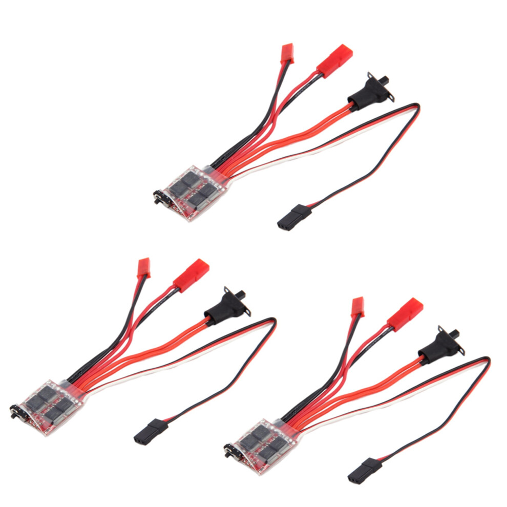Photos - Parts for Drones & RC models 3X RC ESC 30A 4-8V Brush Motor Speed Controller 1/16 1/18 for Climbing RC Car Ship Tank 4Wd WPL Car