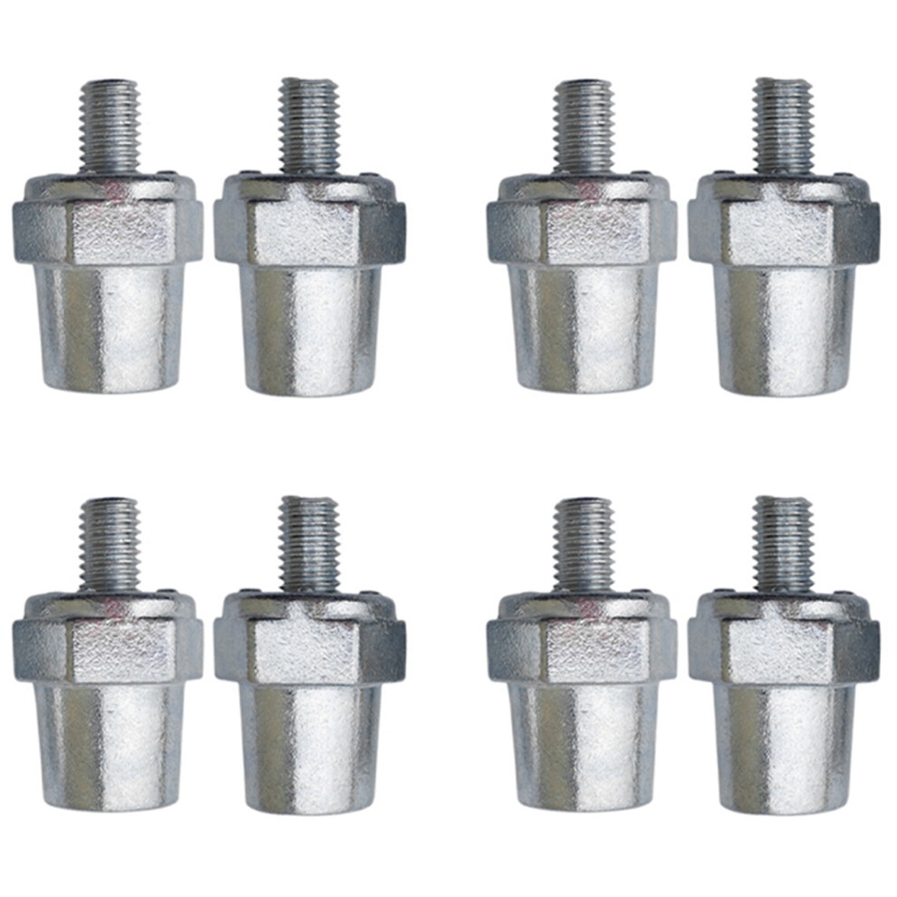4 Pair Zinc Alloy Battery Side Terminal Charging Posts Fit 8Mm Positive (+) Or Negative (-) Battery Cable Terminals 6031960139503