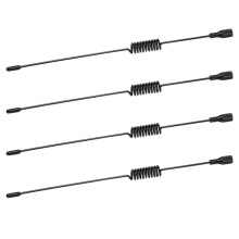4X 197mm Metal Decorative Antenna for 1/10 RC Crawler TRX4 TRX6 Axial SCX10 RC4WD D90 D110 CC01 Truck