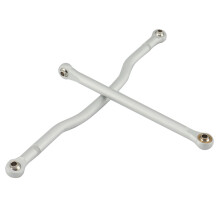 4x Metal Steering Servo Pull Rod Link Rod Linkage for AXIAL SCX10 II 90046 1/10 RC Crawler Car Upgrade Parts Accessories