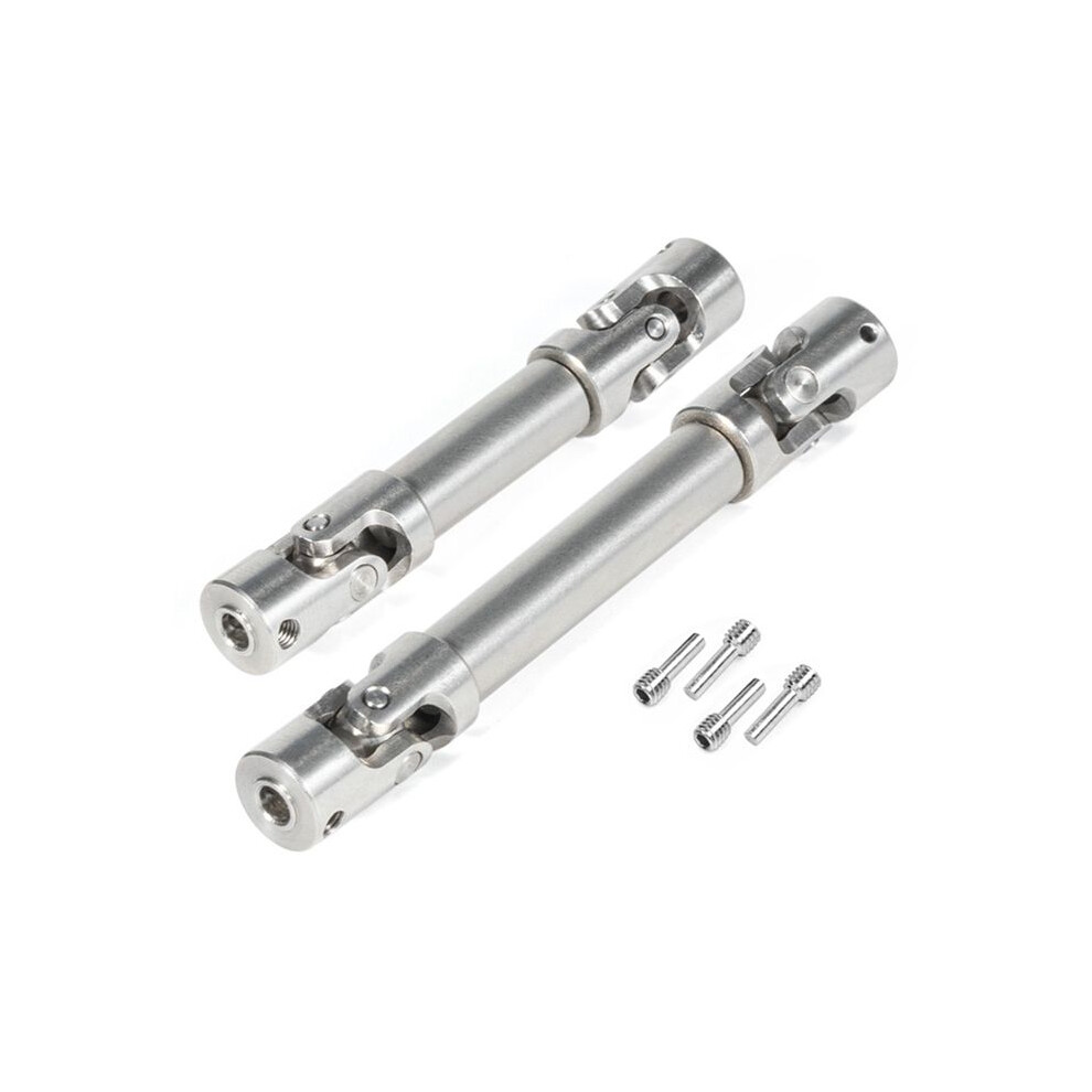 Metal Stainless Steel Drive Shaft Driveshaft Cvd Universal Joint For Axial Utb18 Capra 1/18 Rc Crawler Car Parts 6032010379504