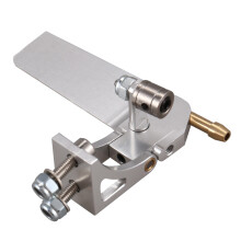 2PC RC Boat Aluminiumlegierung Wasserabsorbierendes Ruder 52mm Lenkruder für Ferngesteuerte RC-Boote CNC-Teile
