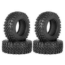 4PCS 90Mm 1.9 Rubber Tire Wheel Tyre for 1/10 RC Crawler Car TRX4 RC4WD D90 Axial SCX10 II III Redcat MST