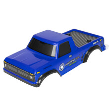 Carcasa de PláStico Blando F150 para Axial SCX24 1/24 RC Crawler Car DIY Upgrades Parts,Azul
