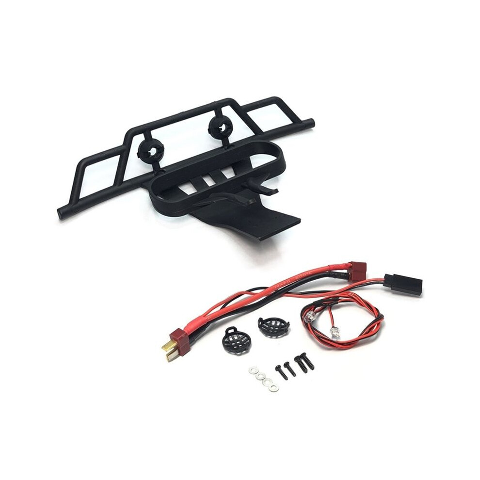 Front Bumper With Led For 144001 144010 124007 124017 124019 Rc Car Upgrades Decoration Parts Light 6031369109619