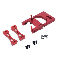 Metal Servo Mount Bracket Crossbeam Set för WPL C14 C24 B14 B24 MN D90 MN99S RC Car Upgrades Delar TillbehöR,1